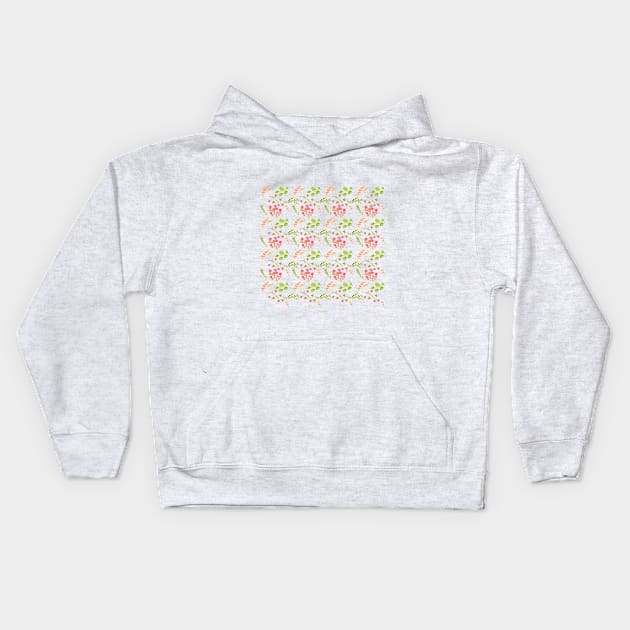 Spring flowers Kids Hoodie by hedehede